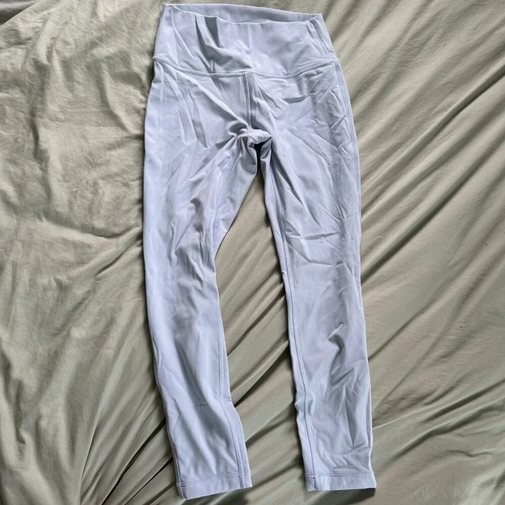 lululemon light blue leggings - Picture 1 of 4